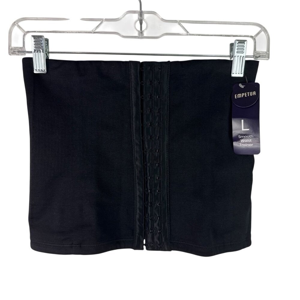 Empetur Women's‎ L Smooth Waist Trainer Black NWT